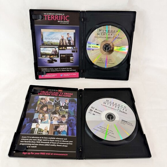 2 Murdoch Mysteries A Merry Murdoch Christmas, Once Upon A Murdoch Christmas Dvd - Picture 2 of 6